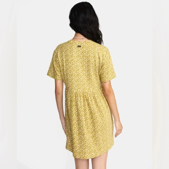 NWT RVCA City Vibes Babydoll Mini Dress Size M/10 - Picture 6 of 15